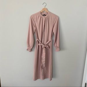 JCrew Women’s Blush MIDI Pink Dress - Size XXS